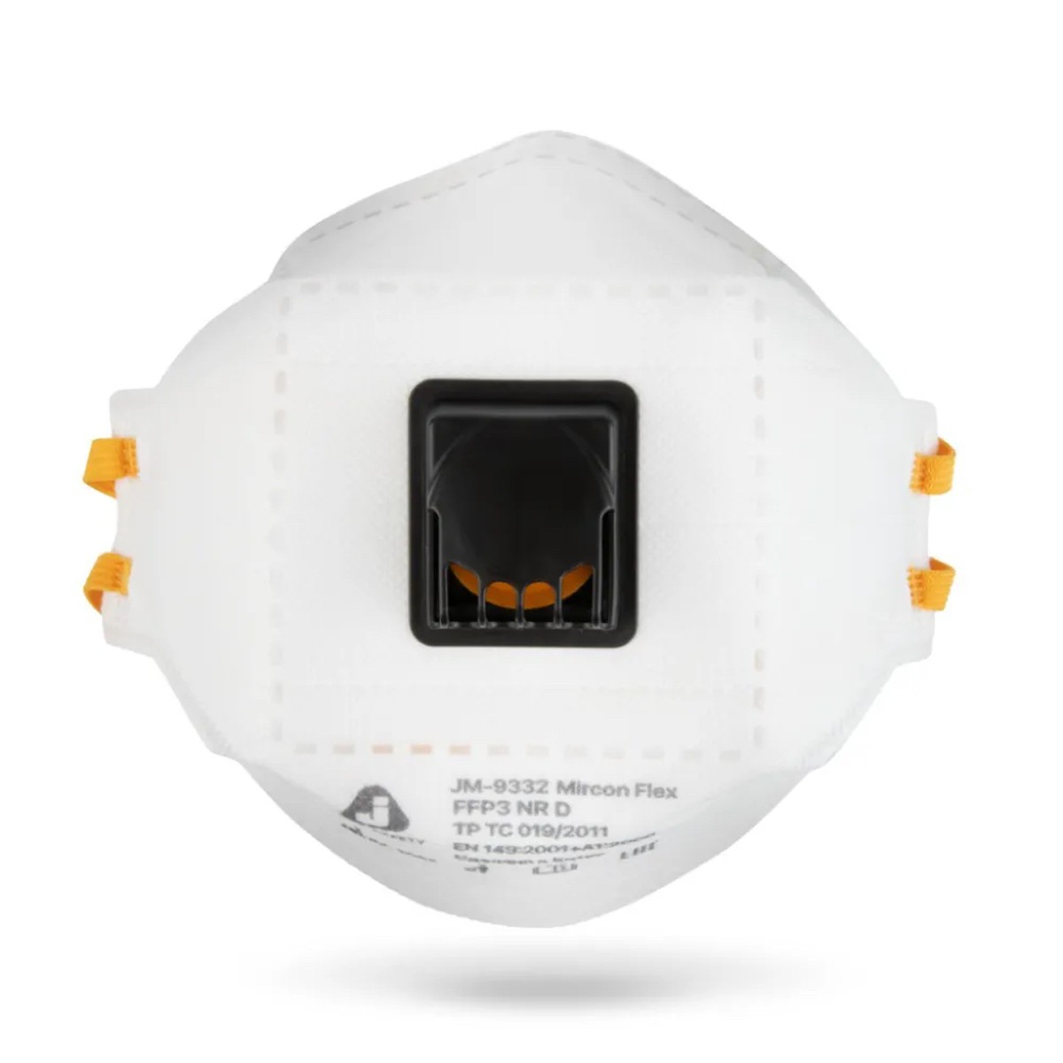 JM-9332 MICRON FLEX Полумаска противоаэрозольная с клапаном, трехпанельная (в упаковке 20 шт)
