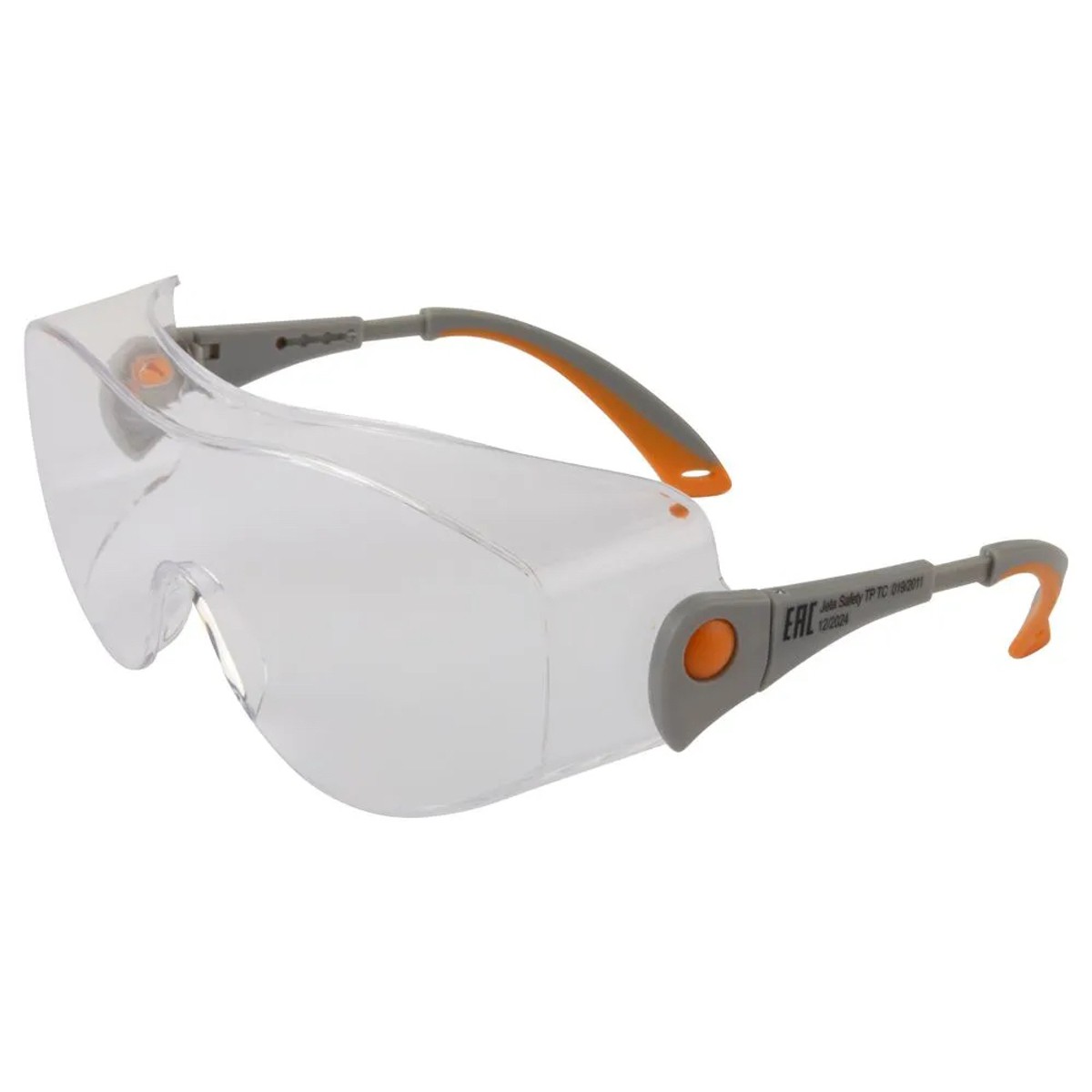 JSG-3911 Oculus Очки защитные открытого типа с боковой защитой и регулировкой, прозрачные линзы