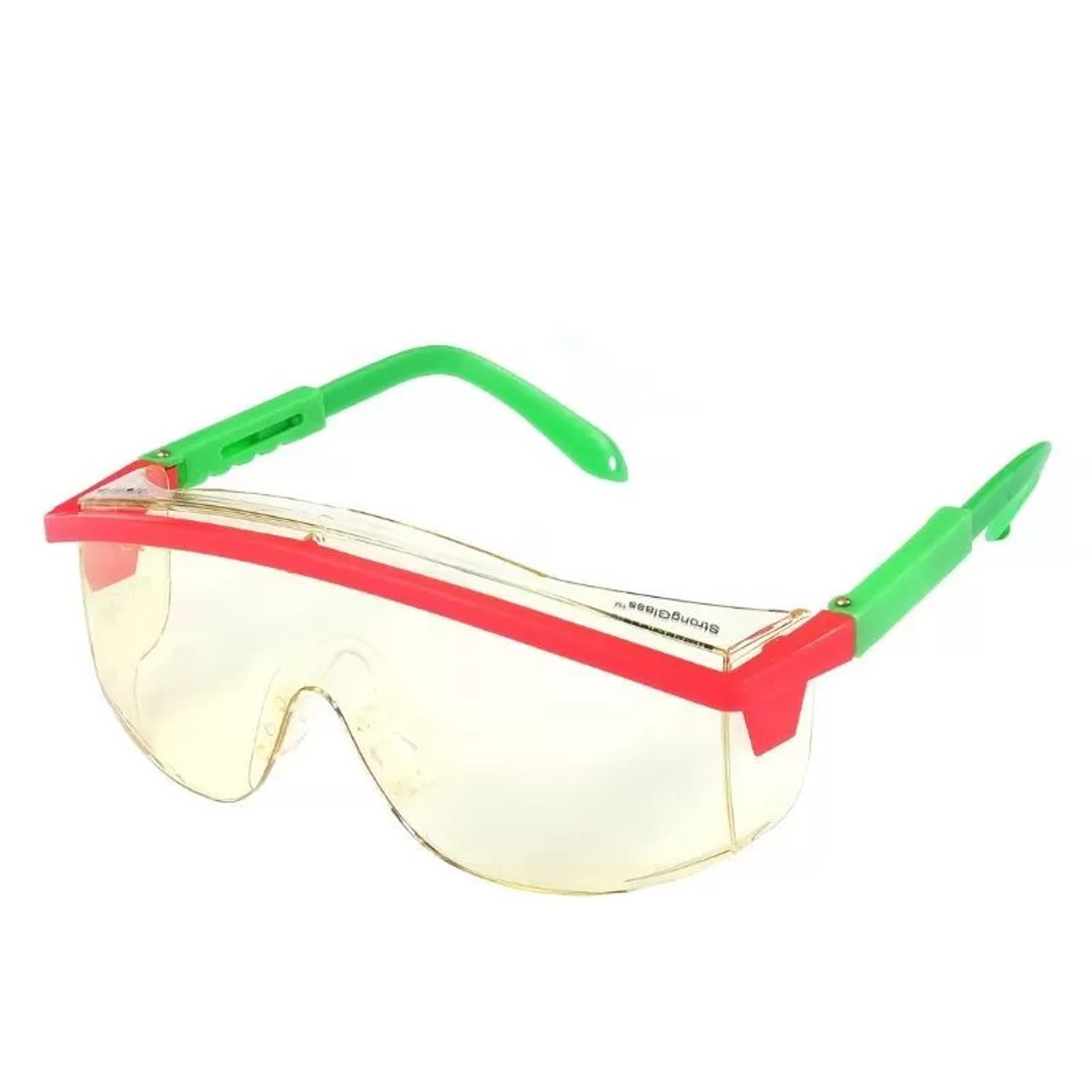 Очки защитные открытые О37 UNIVERSAL TITAN Strong Glass светло-жёлтый (2-1,2 PC) с мягким носоупором